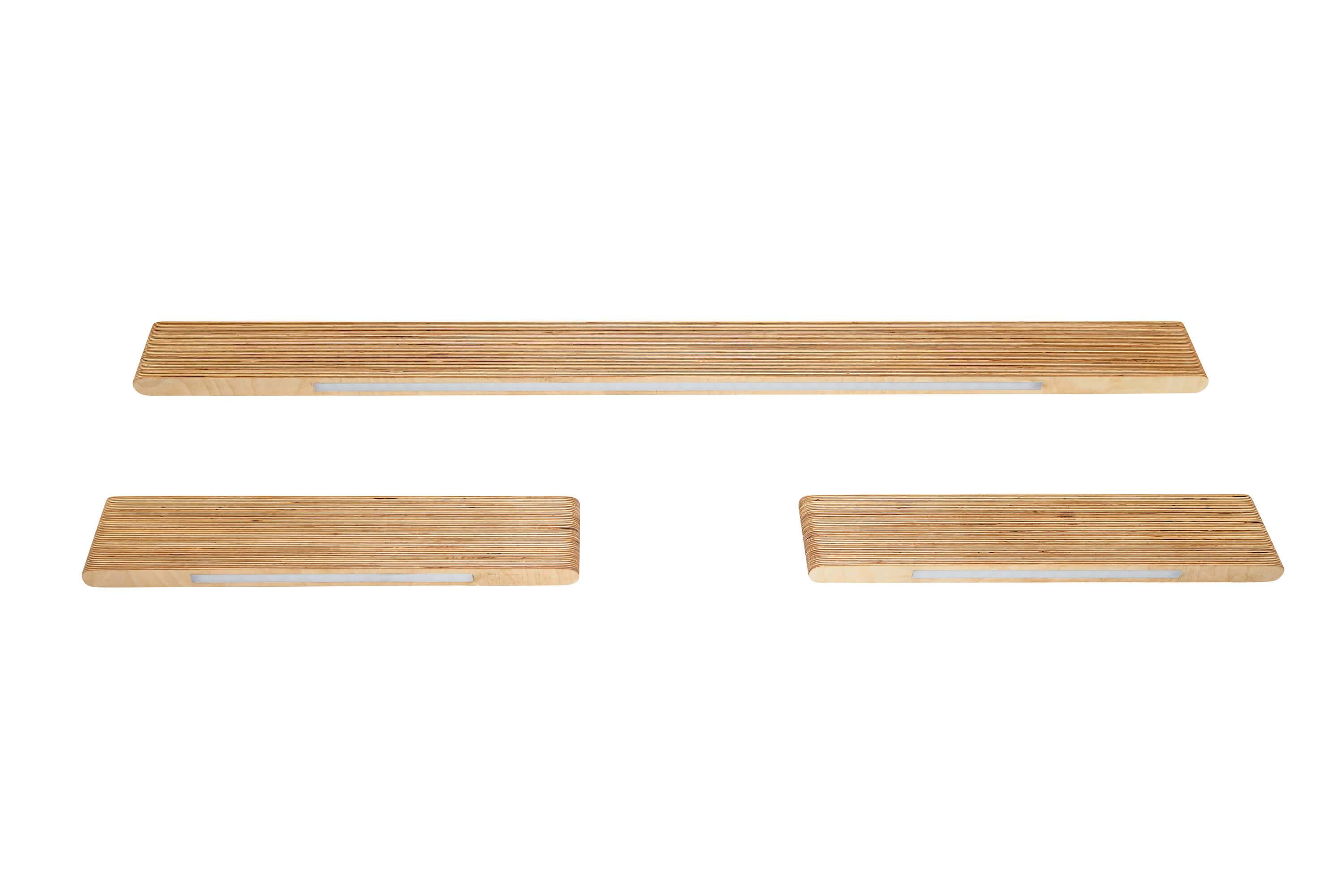 Seinalamp Stripe, Kmpl.3tk. - Käsitöö LED Disainvalgustid
